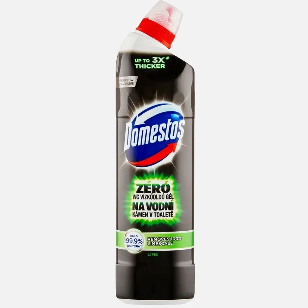 Domestos Zéró dezinfekční přípravek na vodní kámen Lime 750 ml – účinný proti vodnímu kameni s osvěžující vůní limetky