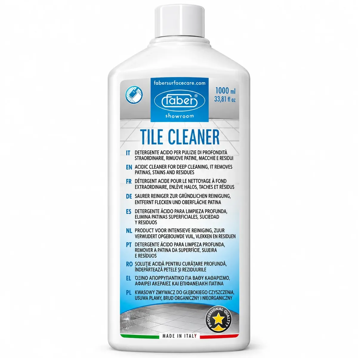 TILE CLEANER Kyselý čistič pro hloubkové čištění povrchů