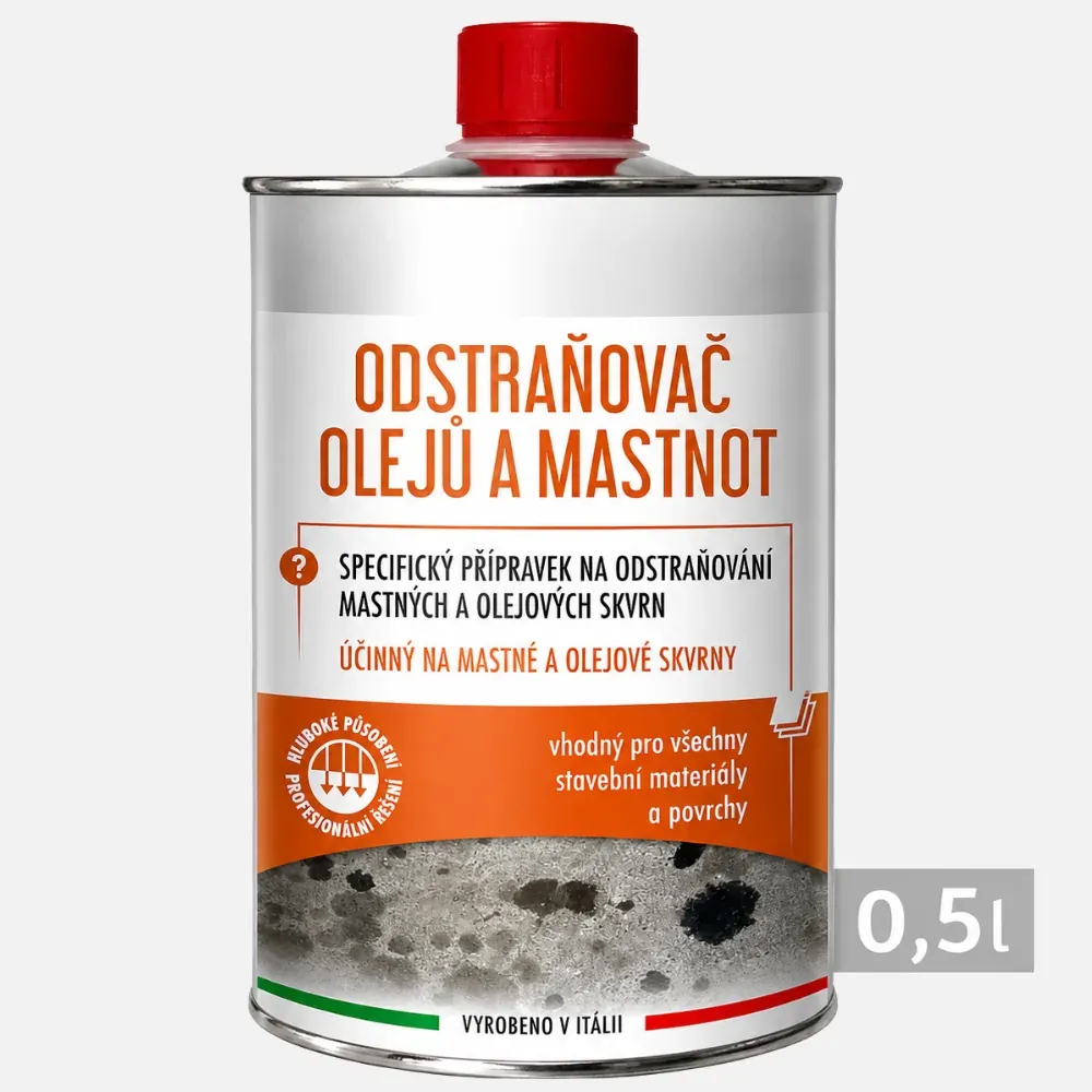Odstraňovač skvrn od oleje a tuku z kamenných materiálů (500 ml)