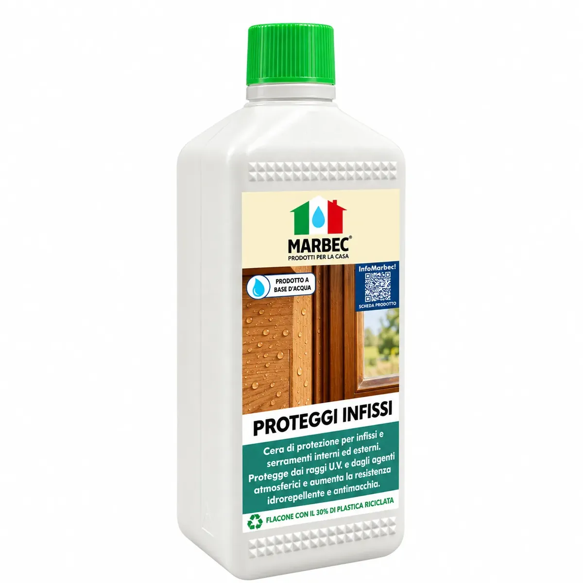 PROTEGGI INFISSI — Ochranný vosk pro rámy oken a dveří z PVC, hliníku, dřeva a kovu (500 ml)