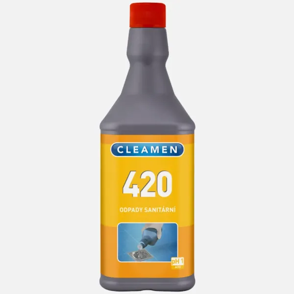 Silný čistič odpadů sanitární Cleamen 420 (1 L)