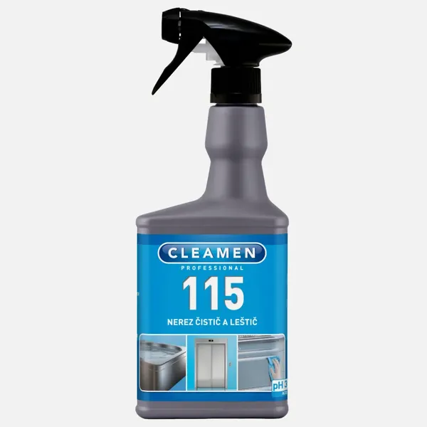 Nerez čistič a leštič CLEAMEN 115 (550 ml)