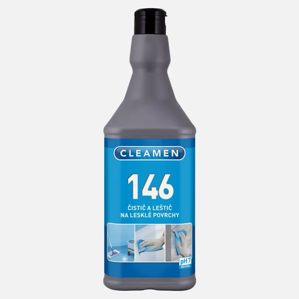 Neutrální čistič a leštič na lesklé povrchy CLEAMEN 146 (1 L)