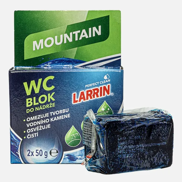 Larrin WC Blok Mountain fresh, 2x50g